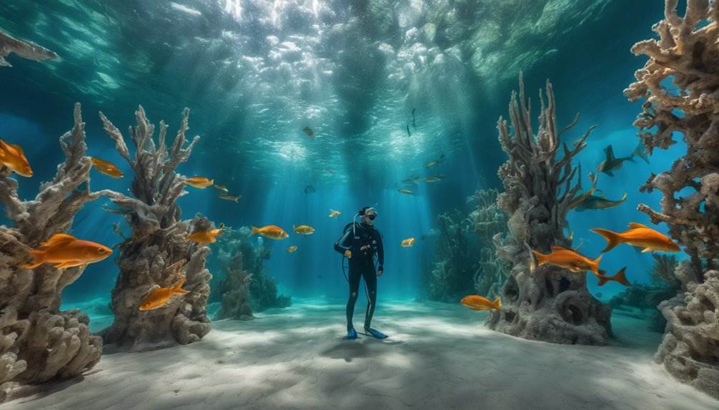 diving in cancun s museum